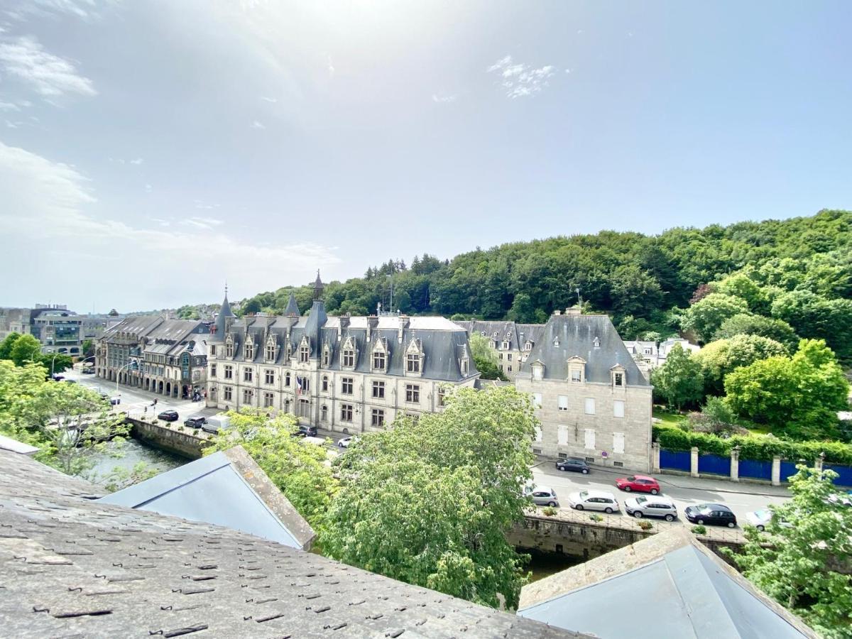 Le Nid Des Quais - Vue Panoramique Au Coeur De La Ville - Wifi - Entree Autonome แก็งแปร์ ภายนอก รูปภาพ