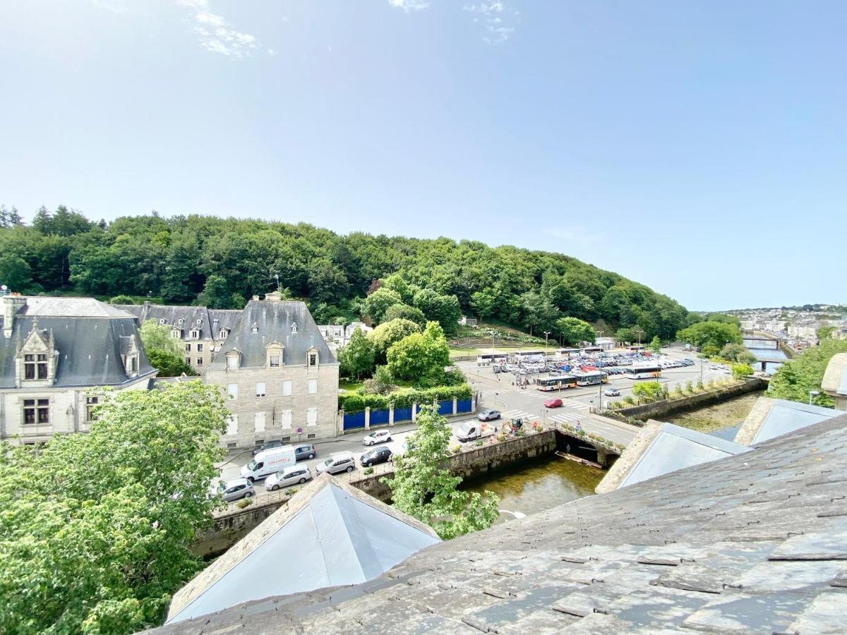 Le Nid Des Quais - Vue Panoramique Au Coeur De La Ville - Wifi - Entree Autonome แก็งแปร์ ภายนอก รูปภาพ