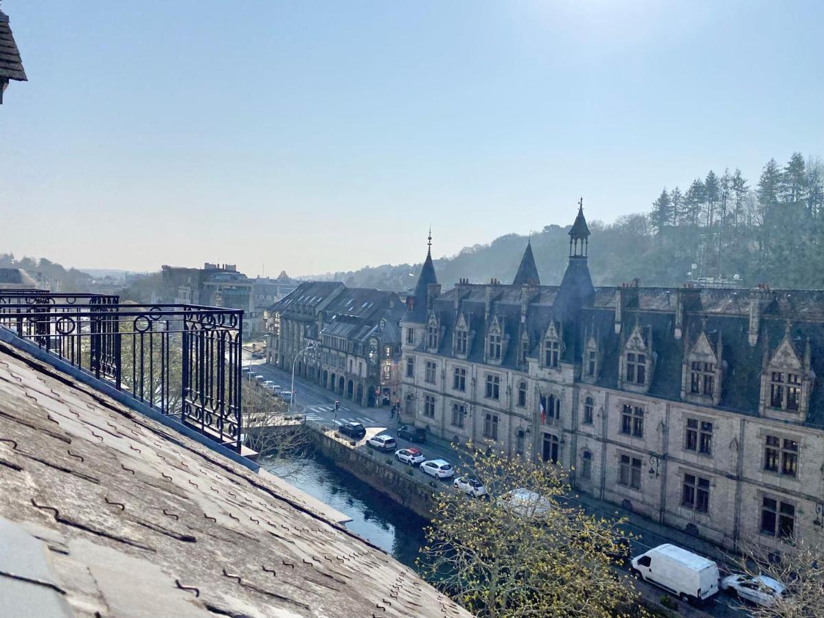 Le Nid Des Quais - Vue Panoramique Au Coeur De La Ville - Wifi - Entree Autonome แก็งแปร์ ภายนอก รูปภาพ